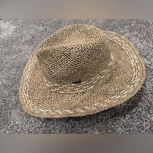 Pistil women’s seagrass cowboy hat EUC